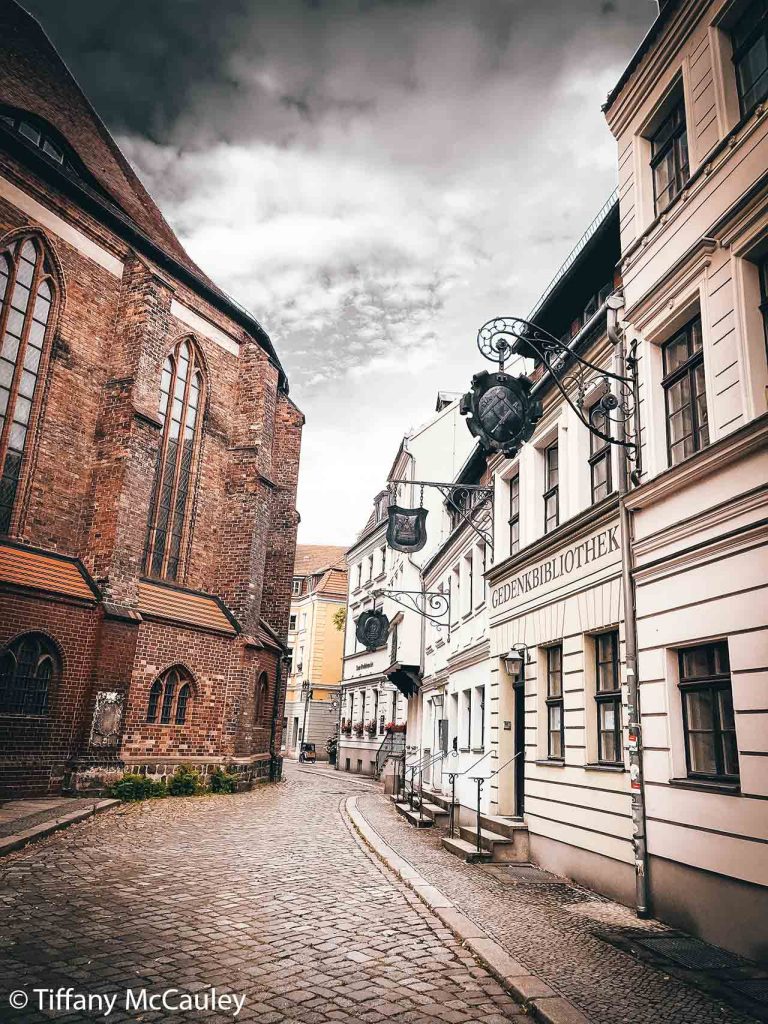A street in Old Town, Berlin.