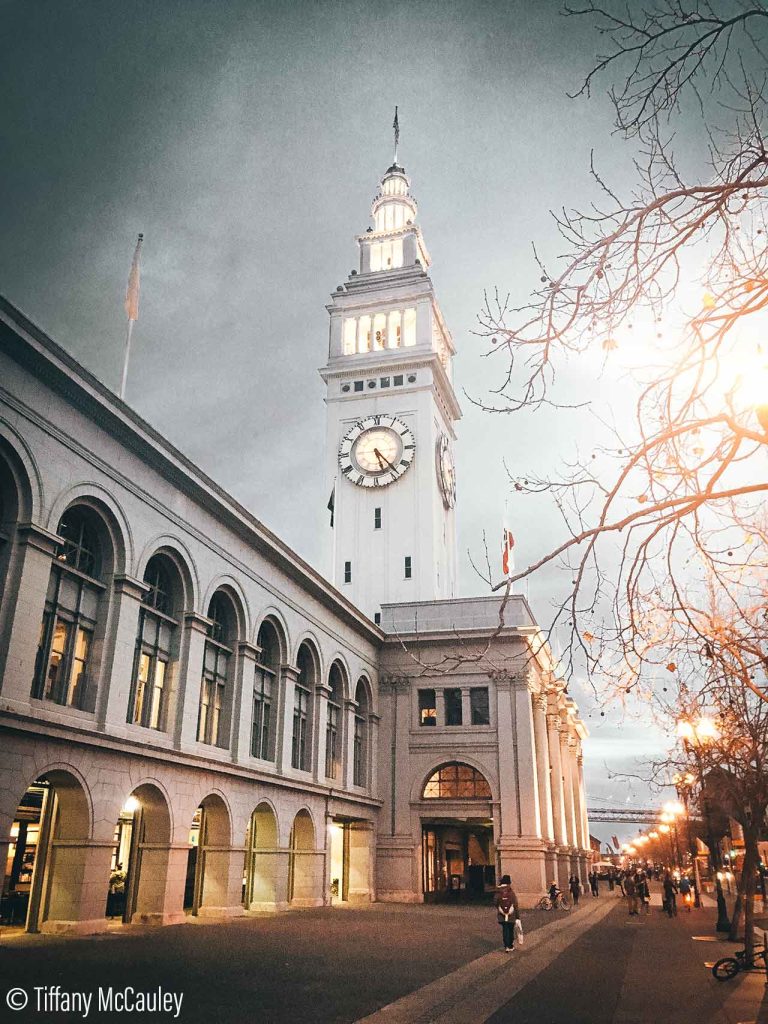San Francisco, Ferry Building and clock tower.
